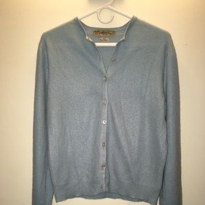 100% cashmere cardigan sweater